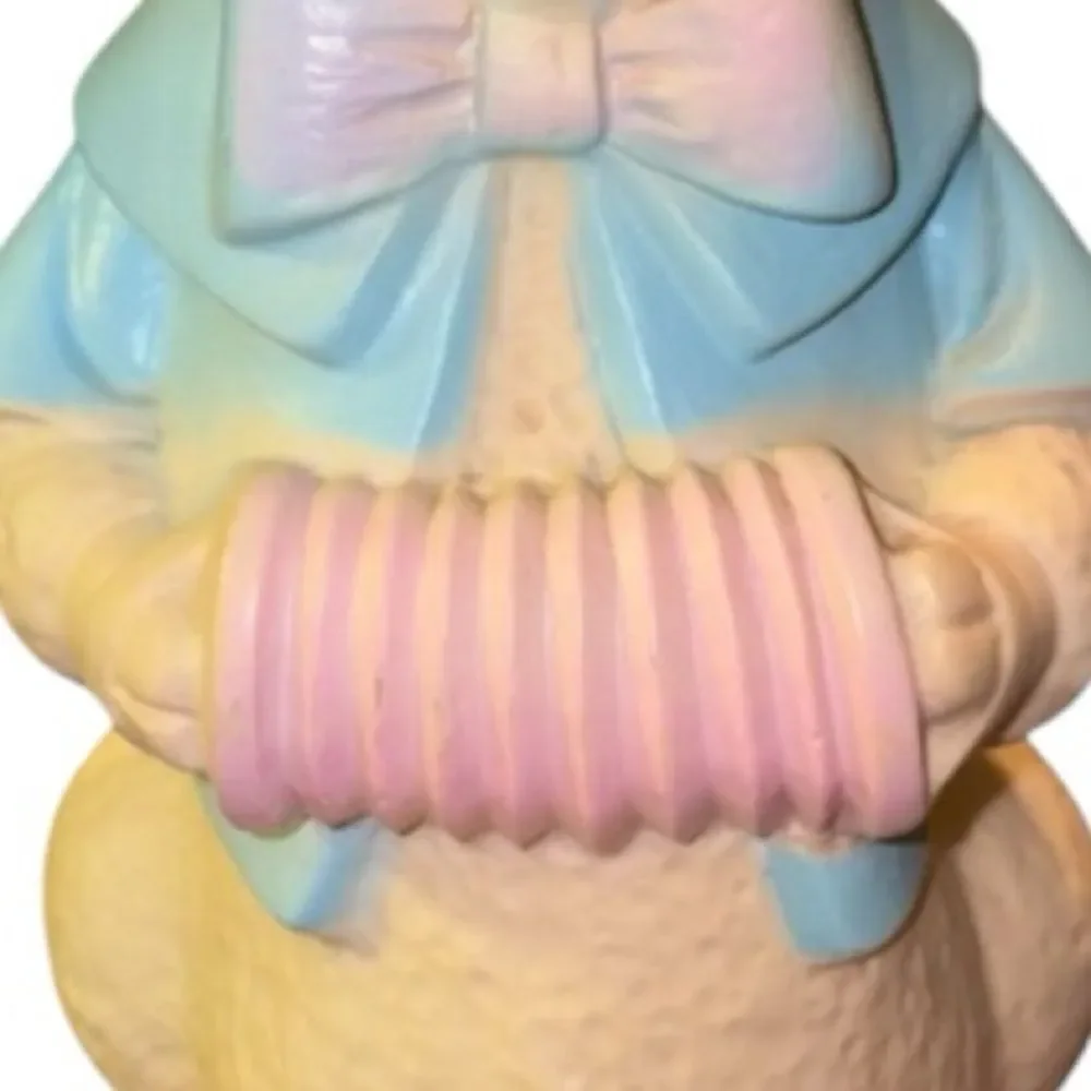 Vintage Nan San Lamb Pink Accordion Night Light